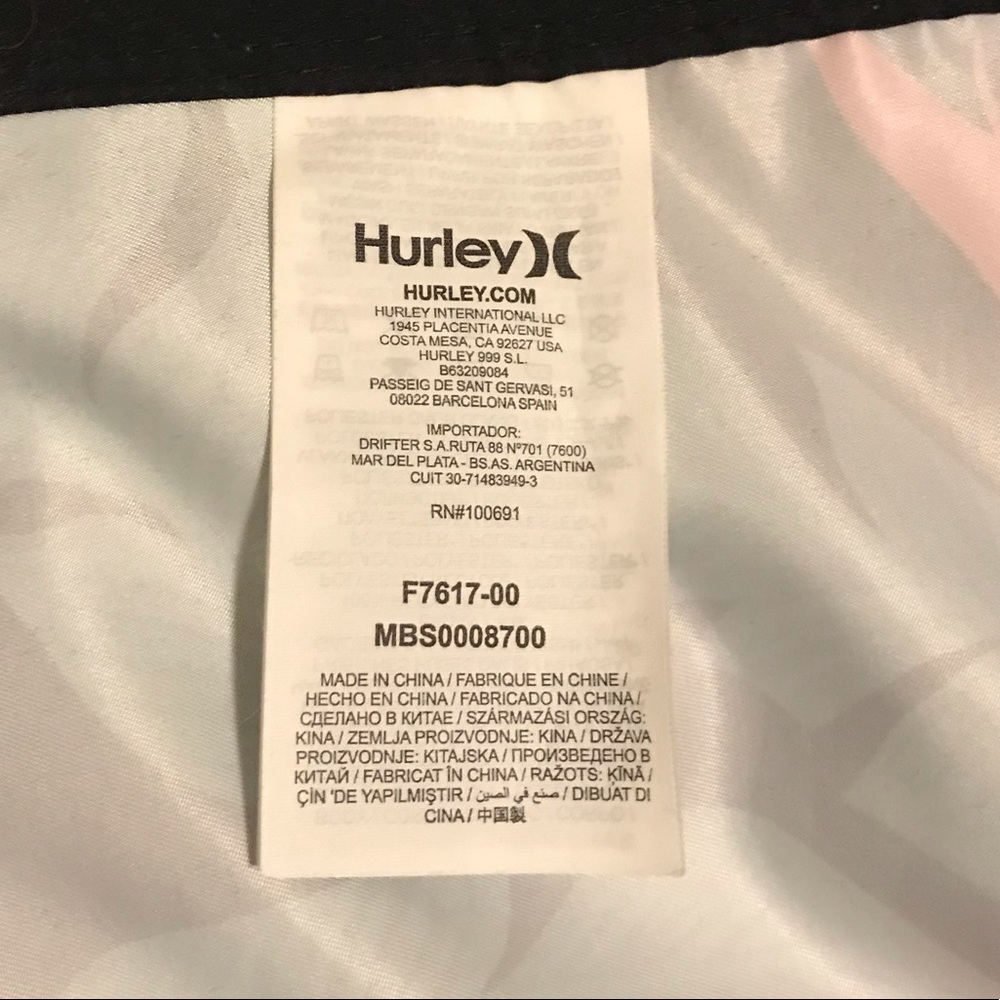 NWT Hurley Hanoi Boardshorts. - Picture 7 of 8